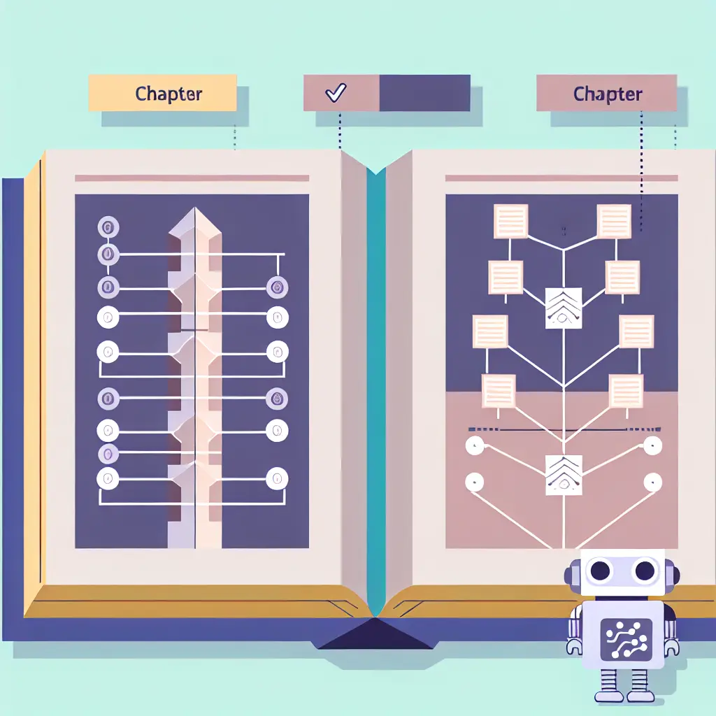 Struttura organizzativa della tesi di dottorato con supporto AI