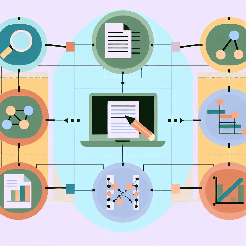 Diagramma del workflow accademico assistito da intelligenza artificiale