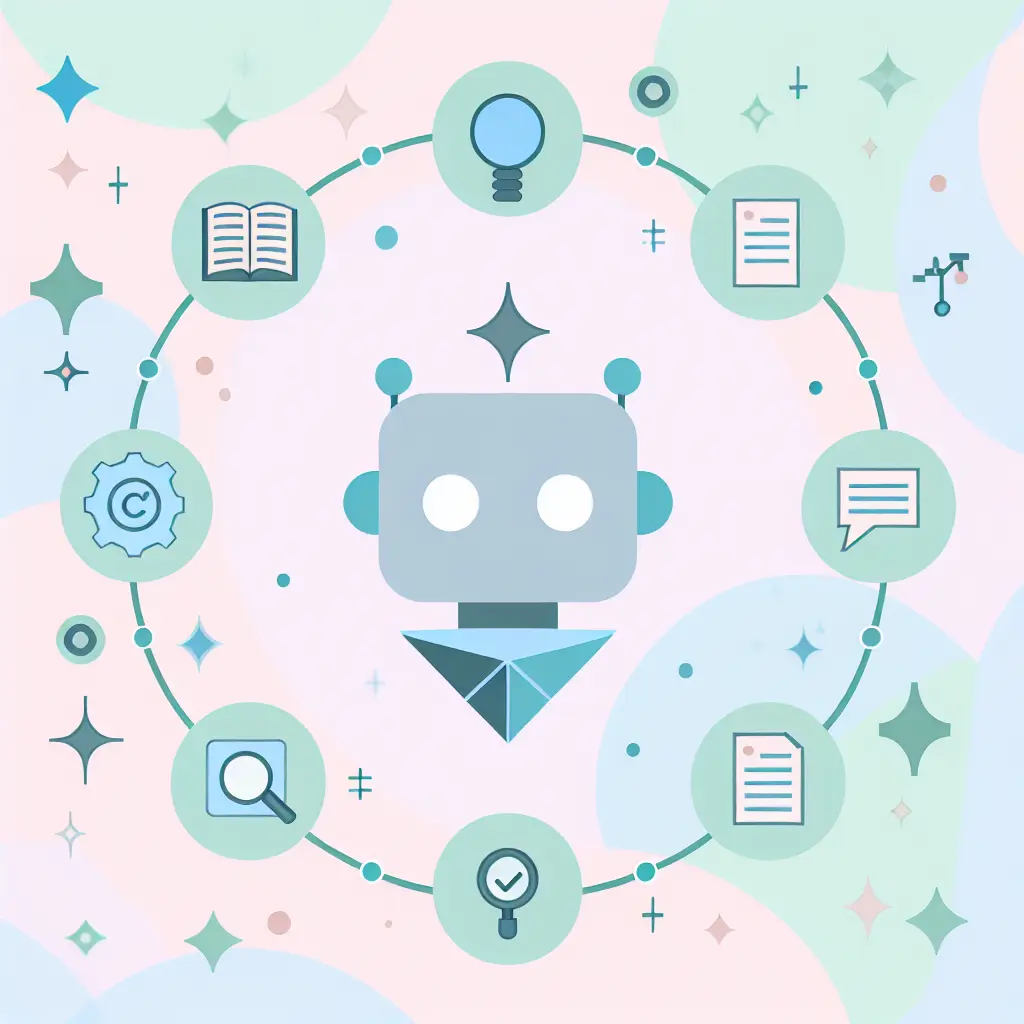 Rappresentazione visiva degli strumenti AI per la scrittura accademica