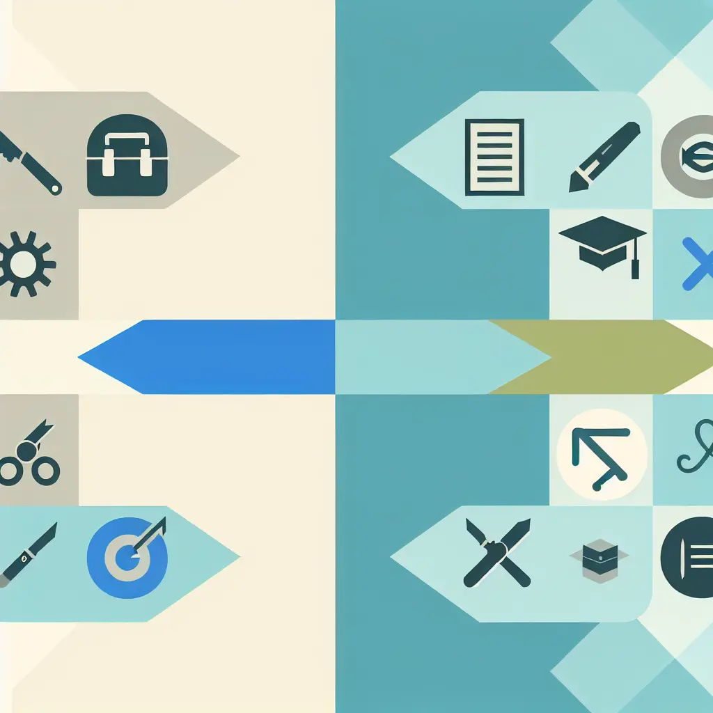 Confronto visivo tra AI generiche e strumenti AI specializzati per tesi accademiche