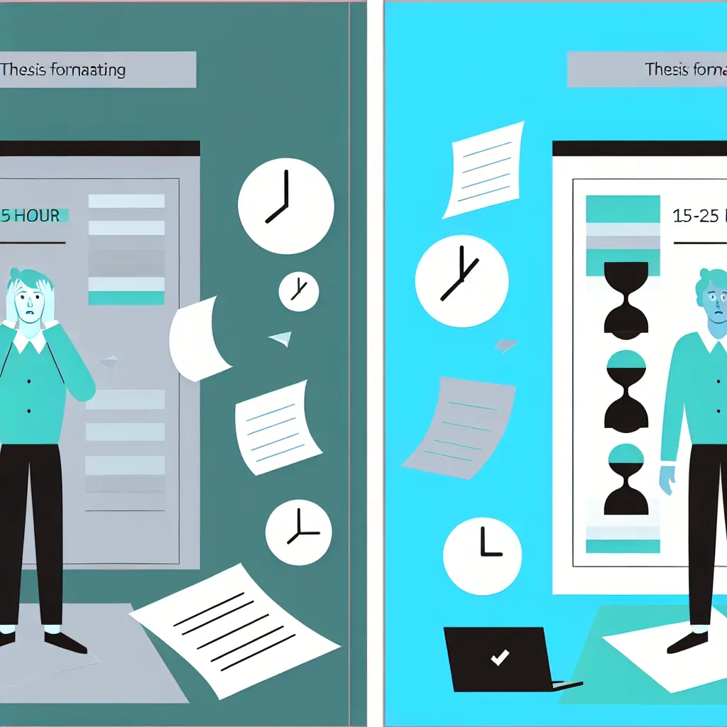 Confronto prima e dopo: 20 ore di formattazione manuale vs 3 minuti con Tesify