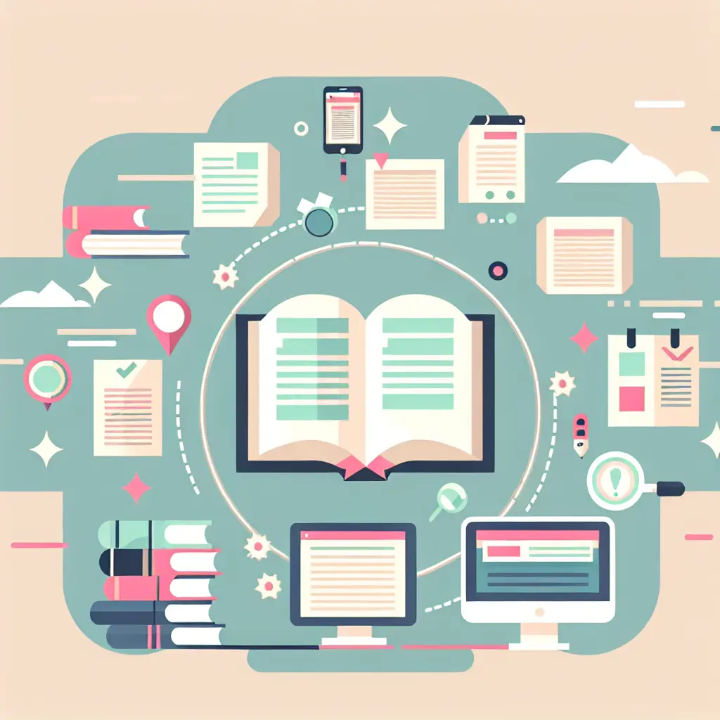 Rappresentazione visiva degli elementi essenziali di una bibliografia tesi: libri, fonti digitali e verifiche