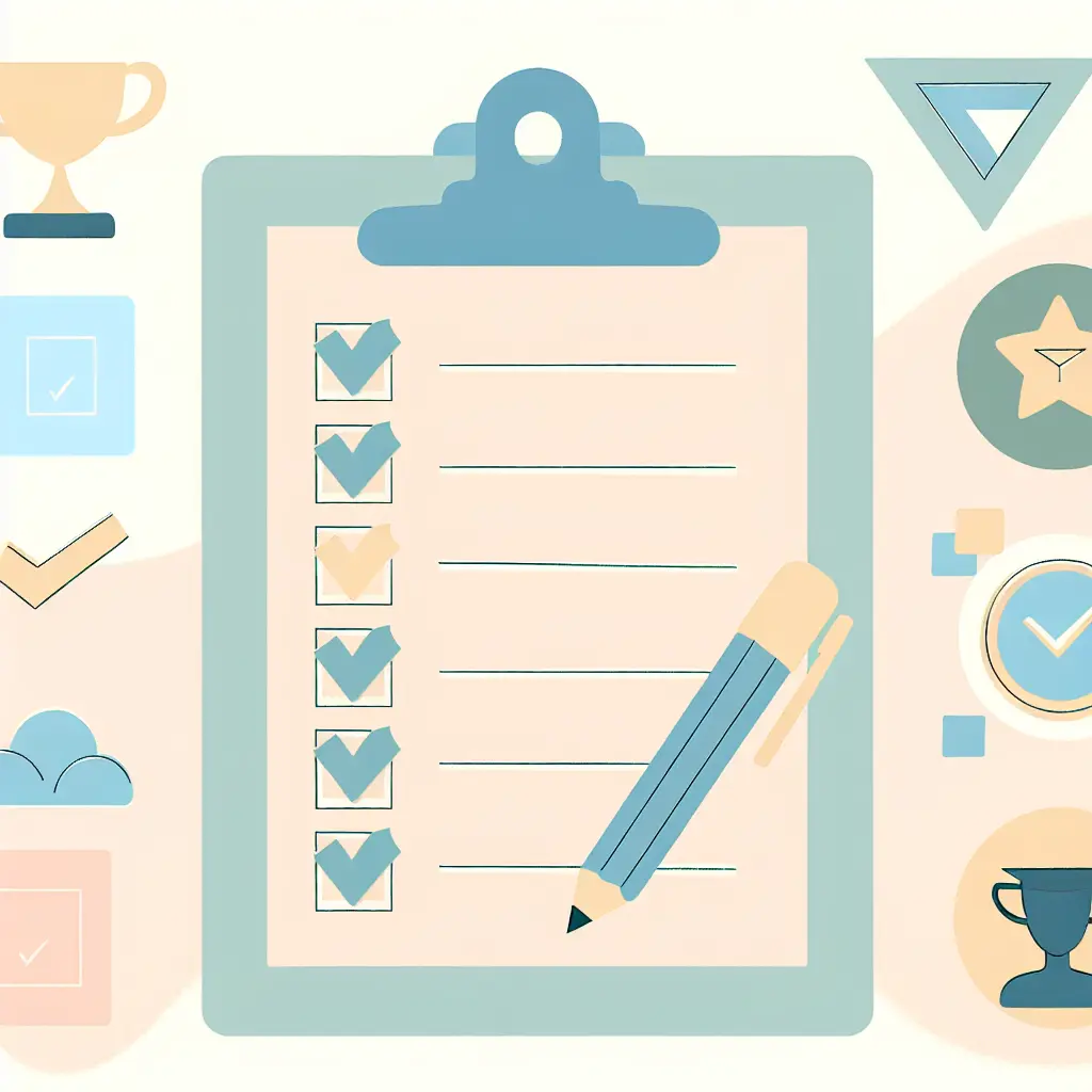 Checklist visiva per valutare il successo delle conclusioni della tesi