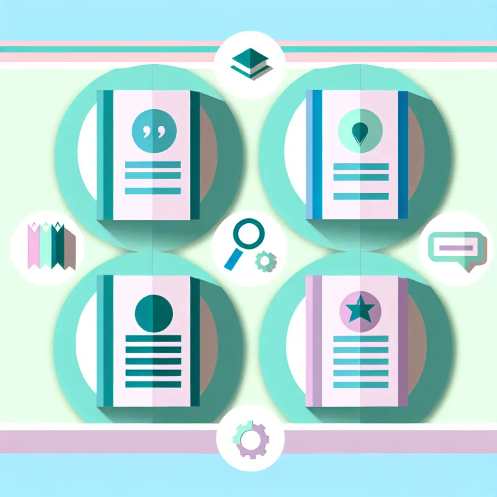 Confronto visivo tra i principali stili di citazione: APA, Chicago, ISO e Harvard