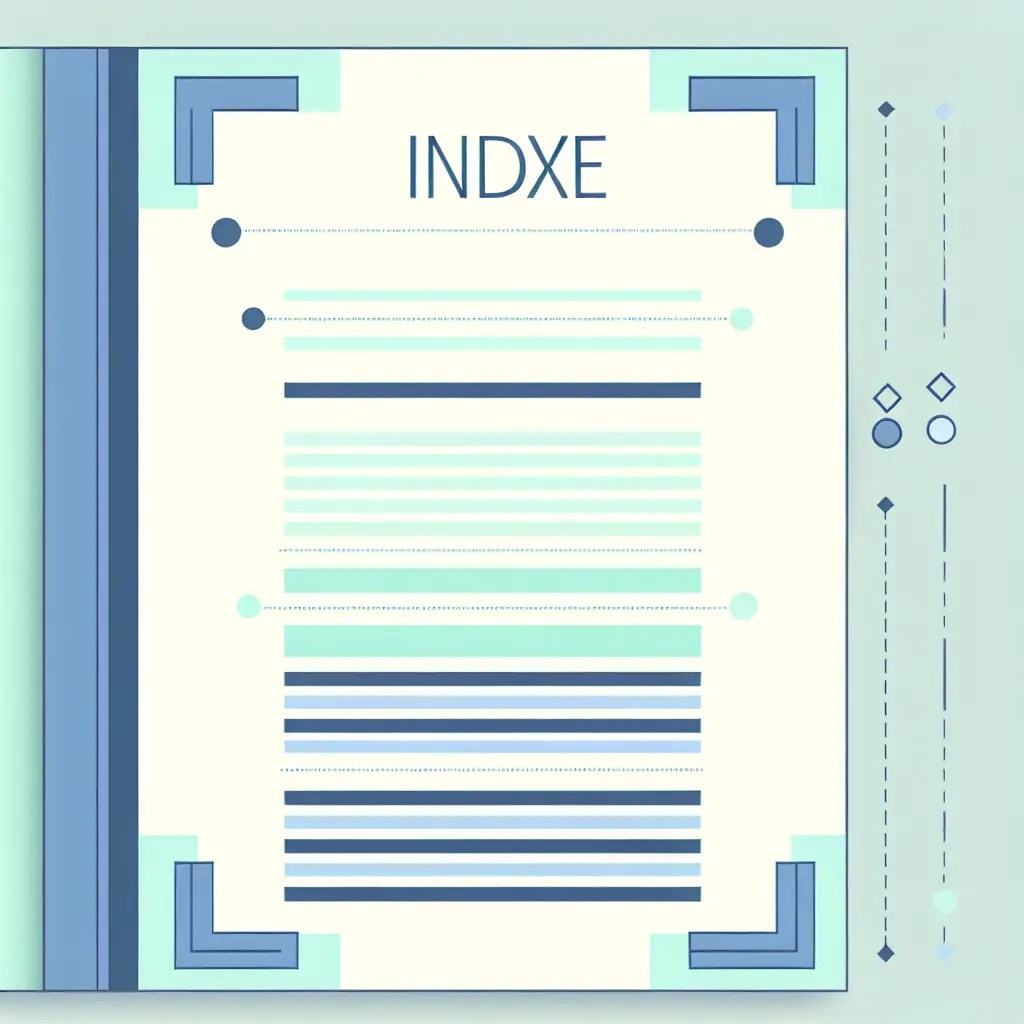 Esempio completo di indice tesi triennale formattato professionalmente con gerarchia chiara