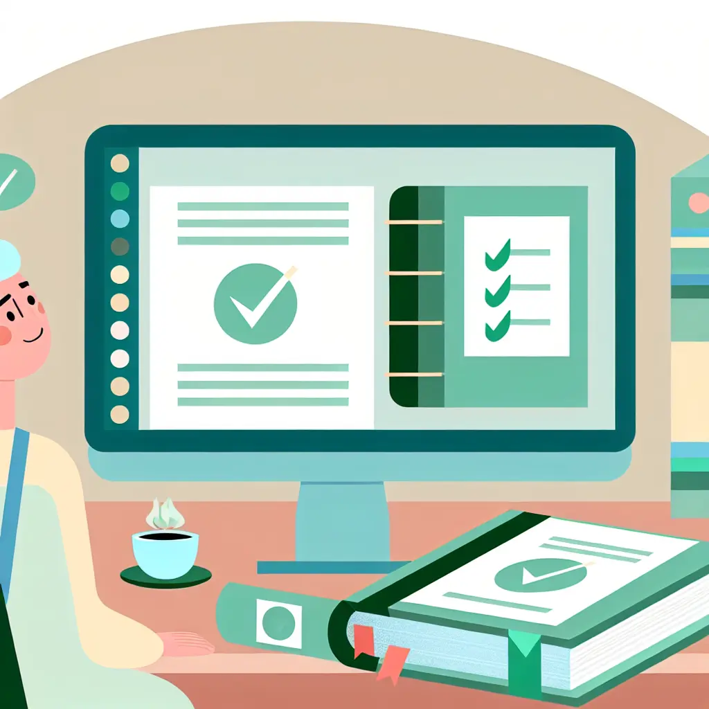 Studente soddisfatto con tesi completata e checklist verificata