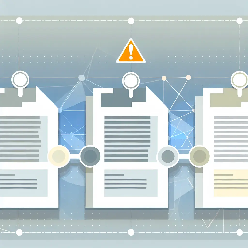 Rappresentazione visiva di strutture di tesi identiche generate da AI