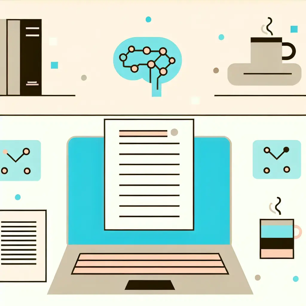 Studente che effettua la revisione autonoma della tesi con intelligenza artificiale al laptop – guida step-by-step