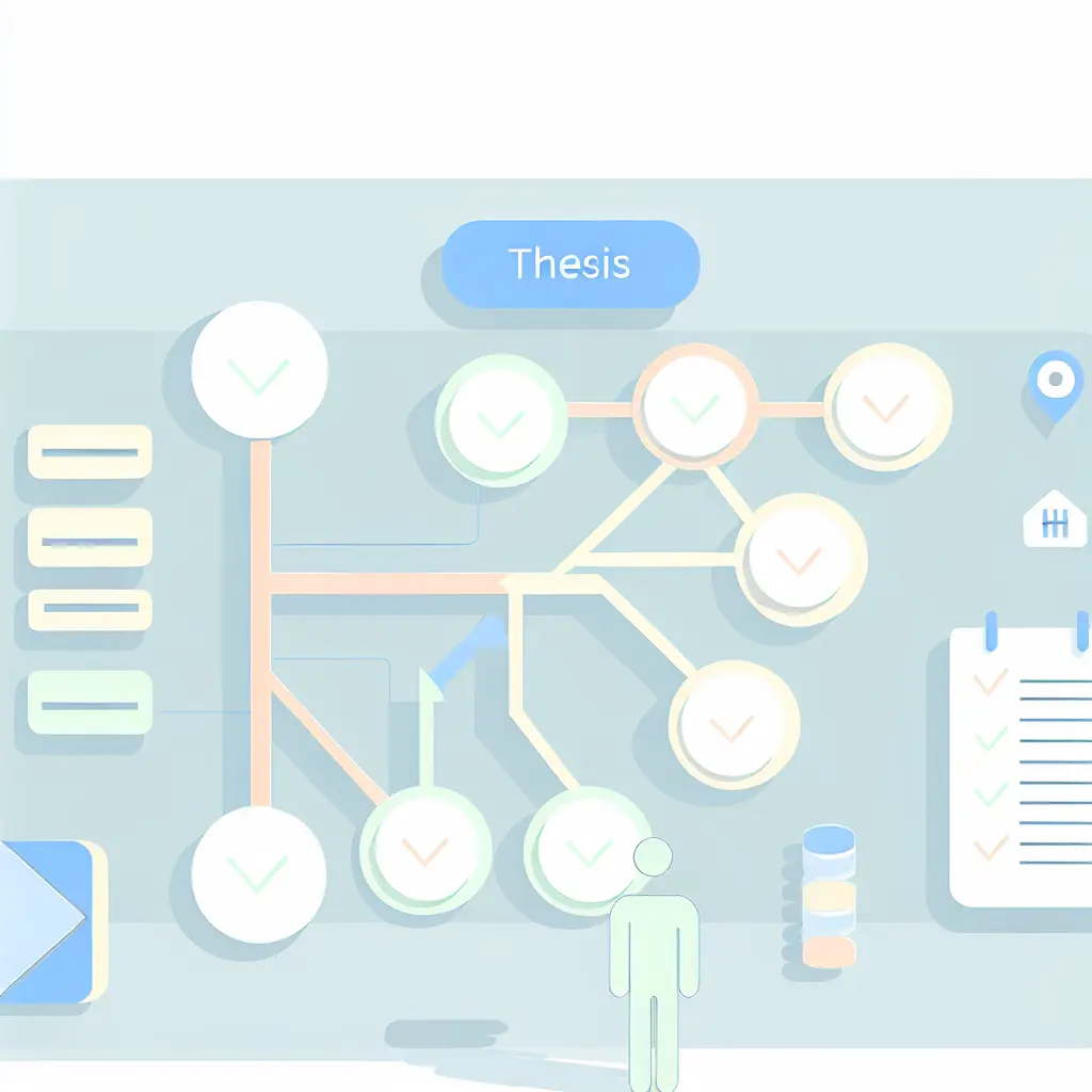 Well-organized thesis structure workflow