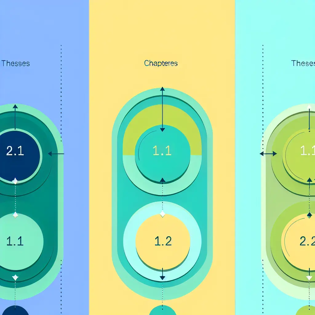 Confronto tra sistemi di numerazione: decimale, misto e progressivo per indici di tesi