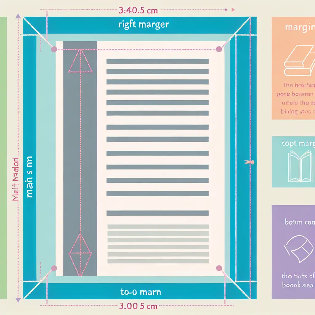 Schema dettagliato dei margini corretti per una pagina di tesi del Politecnico di Milano