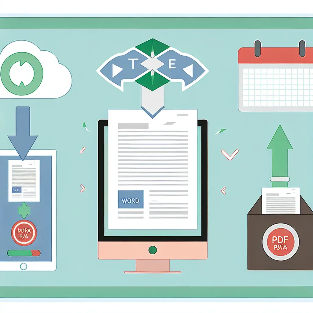 Processo di conversione e caricamento della tesi in formato PDF/A