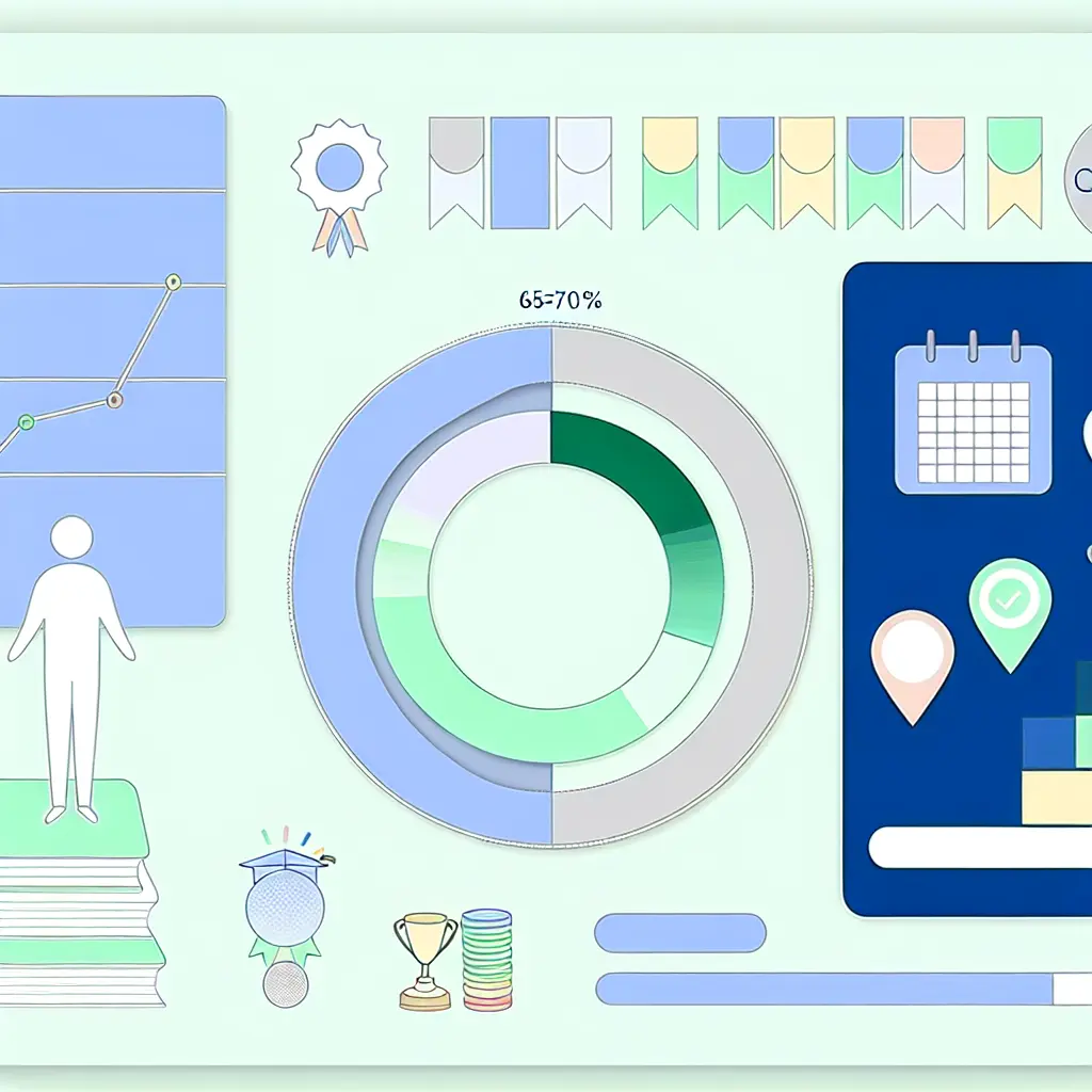 Visual progress tracking dashboard for thesis writing