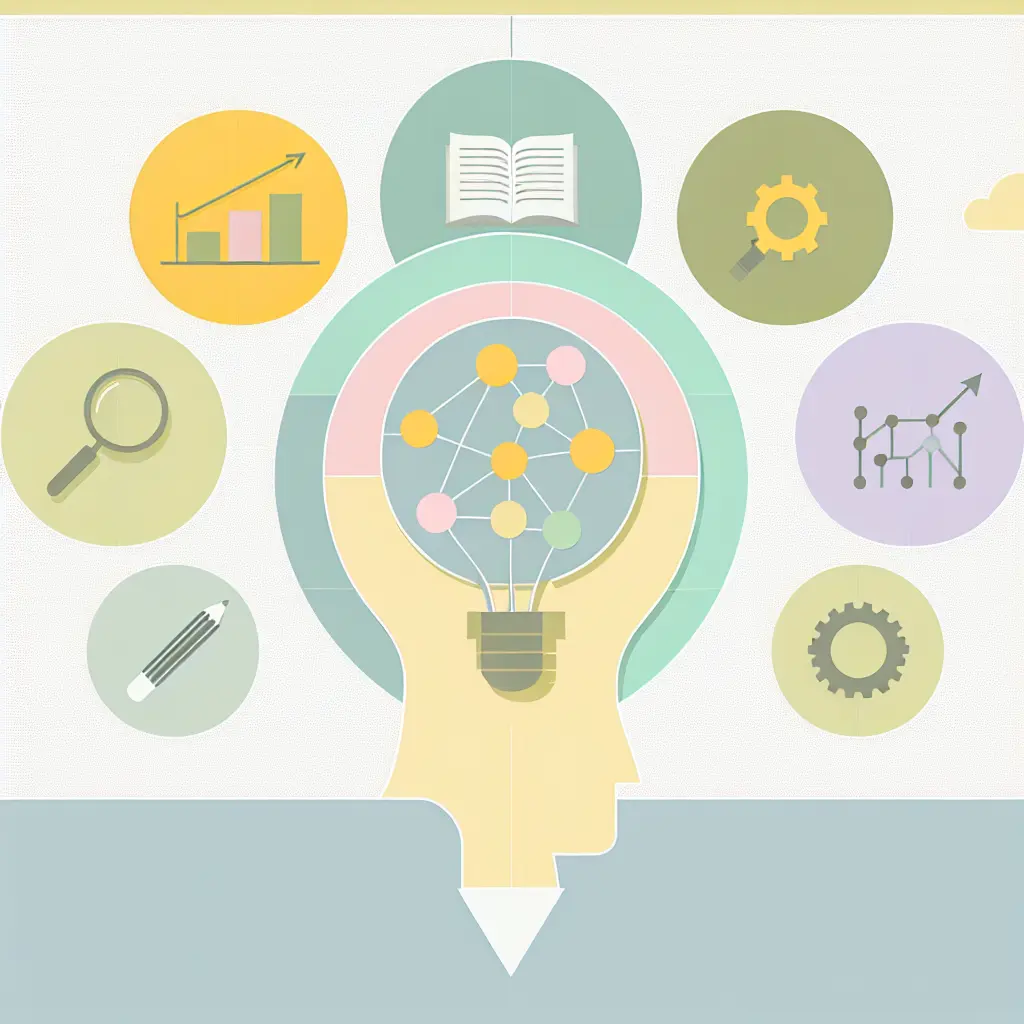 Concetto visivo di contributo originale e innovazione nella ricerca accademica