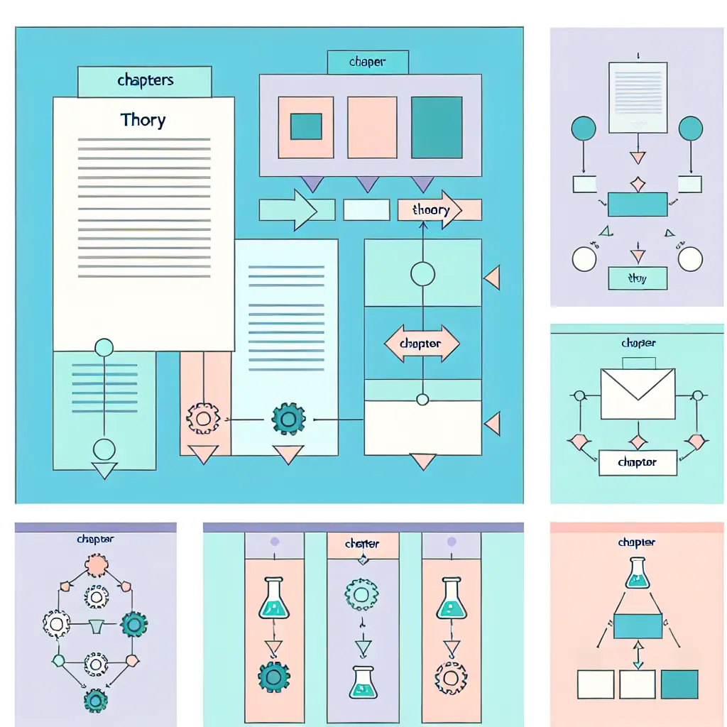 Illustrazione della struttura organizzata dei capitoli teorici