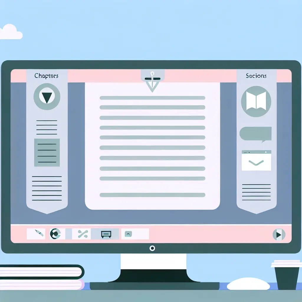 Dashboard della piattaforma Tesify con interfaccia pulita e organizzata per la scrittura della tesi