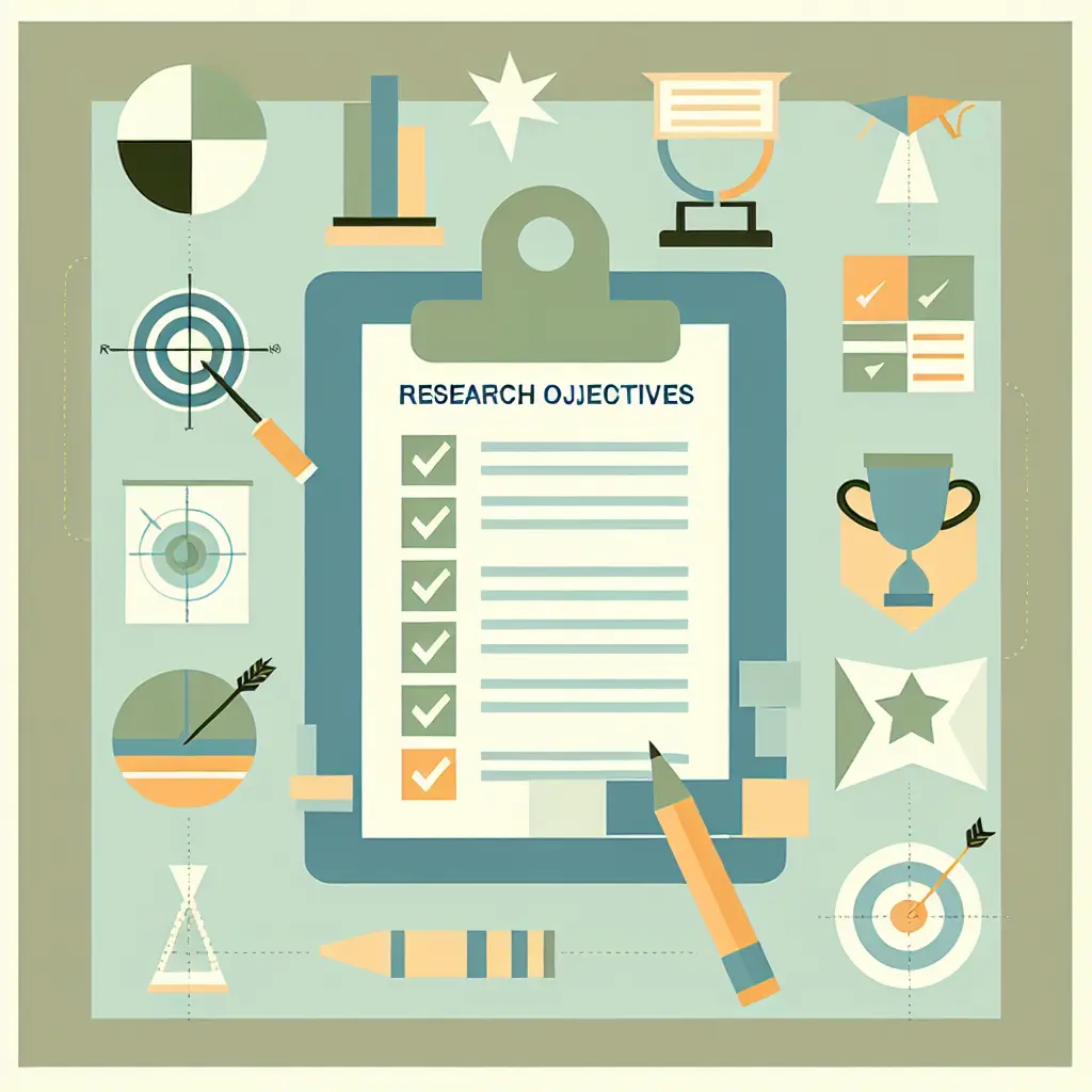 Checklist degli obiettivi di ricerca per la tesi