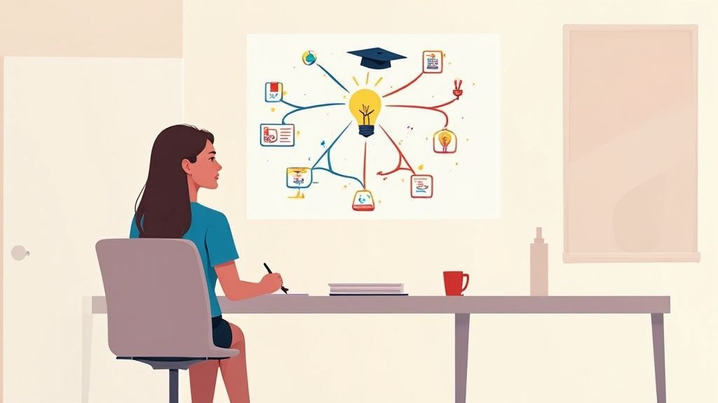 Come creare una mappa concettuale per la tesi di laurea: la guida definitiva