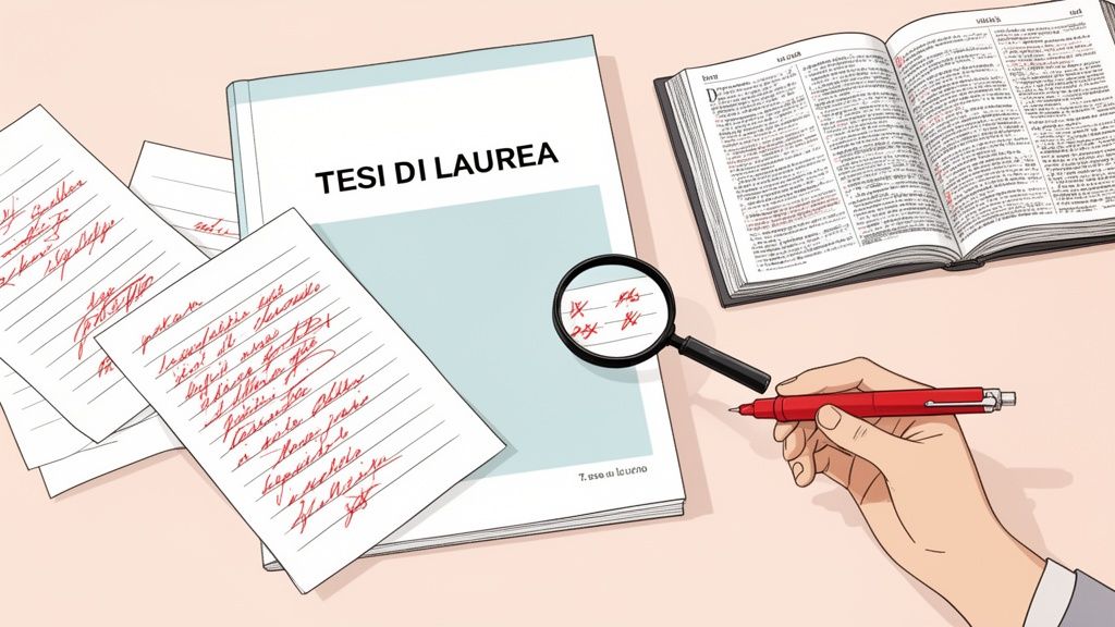 Correzione di testi in italiano: la guida per una tesi perfetta