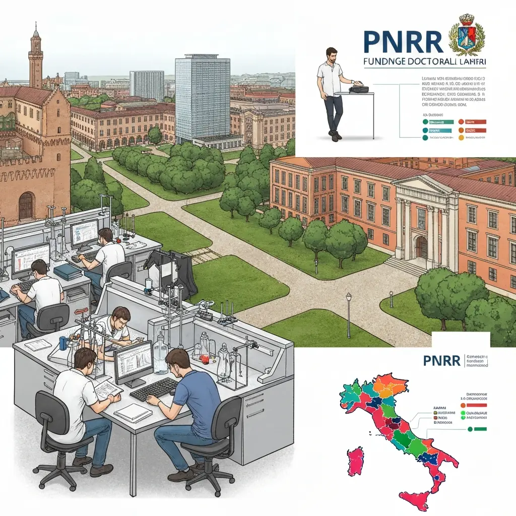 Borse PNRR dottorato Italia 2026: allocazione per ateneo