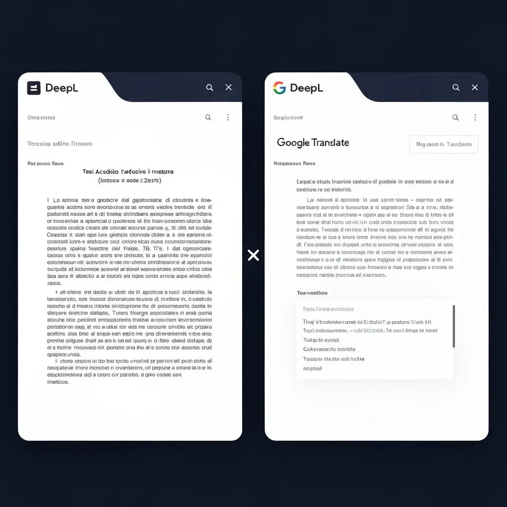 DeepL vs Google Translate per tesi italiana 2026