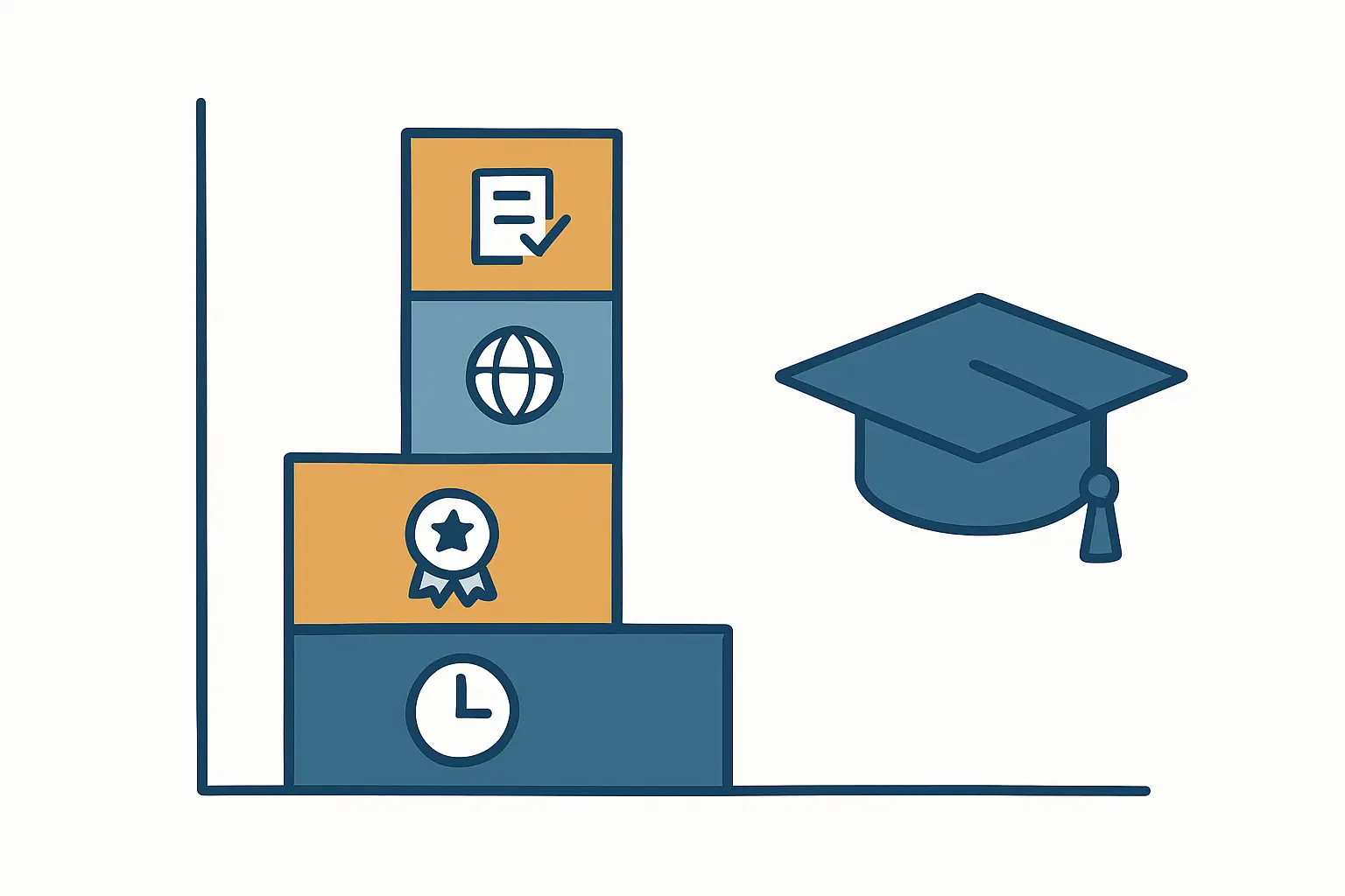 Illustrazione dei tipi di punti bonus che concorrono al voto finale di laurea: bonus in corso, lodi, Erasmus, qualità della tesi