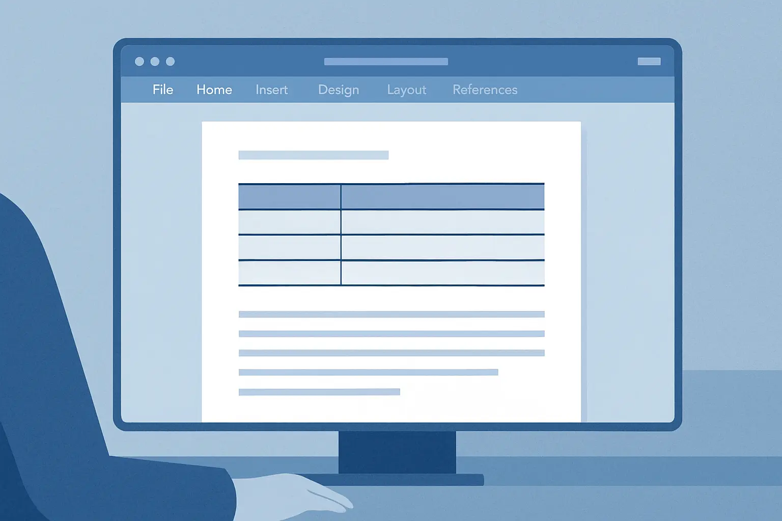 Tabella SPSS incollata in Word con formattazione APA 7: tre bordi orizzontali, intestazioni in grassetto e font accademico per la tesi