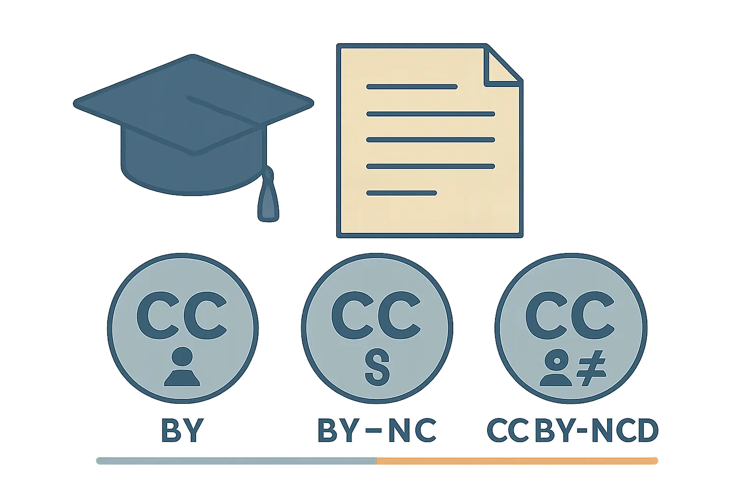 Confronto delle licenze Creative Commons applicabili alla tesi di laurea: CC BY, CC BY-NC e CC BY-NC-ND a confronto per uso accademico italiano