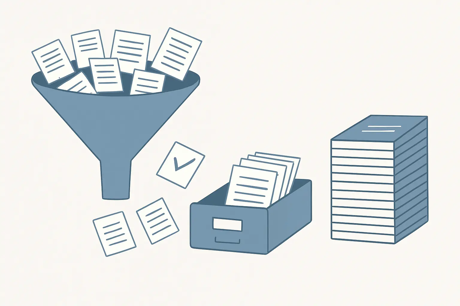 Diagramma del publication bias: solo i risultati positivi vengono pubblicati mentre i risultati nulli rimangono nel cassetto